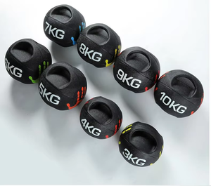 Tengbo Sports Dual Grip Rubber Medicine Ball 3-10kg para treinamento privado Core Training & Design portátil - Product Image 2