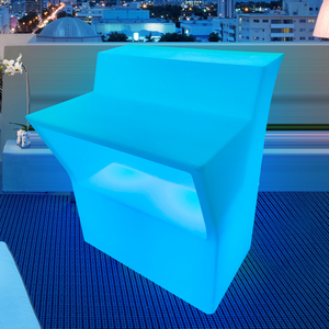 Barra <span class=keywords><strong>de</strong></span> <span class=keywords><strong>Bar</strong></span> Portátil, Mostrador para <span class=keywords><strong>Eventos</strong></span>, Iluminación LED, Plástico, Mueble <span class=keywords><strong>de</strong></span> Barra Alta Portátil con LED, Barra Móvil - Product Image 5