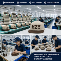 Topi Snapback Streetwear Custom Vintage 5 Panel Dua Warna Bordir 3D Flat Brim