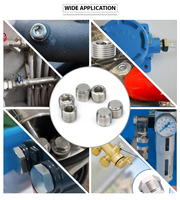 Enchufe Hexagonal Din906 de Aluminio y Acero Inoxidable para Tubería de Agua, Junta de Electrofusión China, Conector de Prueba de Tubería de Goma Hdpe