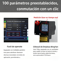Máquina de Limpieza/Corte/Soldadura Láser de Fibra de 300W/500W/200W para Múltiples Materiales (Acero Inoxidable, Madera) con Certificación CE, Fácil de Operar