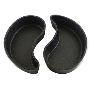 Padella in Ghisa Pretrattata a Forma di <span class=keywords><strong>Tai</strong></span> Chi con Vassoio in Legno, Antiaderente - Product Image 3