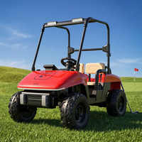Mobil Listrik Off-Road 24V 4WD untuk Anak-Anak dengan Dua Kursi, Lampu LED & Remote Control