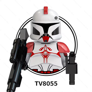 Tv6108 Chỉ Huy <span class=keywords><strong>Fox</strong></span> Mini Không Gian Chiến Tranh Hành Động Con Số Đồ Chơi Xây Dựng Khối Đội Hình Nhân Bản Trooper Rõ Bóng Trẻ Em Quà Tặng Đồ Chơi - Product Image 6