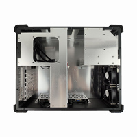 Châssis de serveur industriel portable à double écran de 17.3 pouces OEM ODM pris en charge pour accessoire d'ordinateur industriel de commande de diffusion