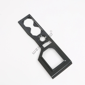 WZXD 2024 Car ABS Carbon AC <b>Vent</b> Cover Steering Wheel Control Window Switch Trim RHD for Triton L200 - Product Image 6