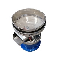 Industrielle Edelstahl 304 Fischmehl-Rotationsvibrationssiebmaschine 450mm Durchmesser 5-50kg/h Kapazität für Getreidemühlen und Saftproduktion
