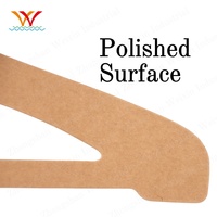 Cintre écologique en carton kraft recyclé taille personnalisée impression de logo vêtements garde-robe salle de bain tissu rotin