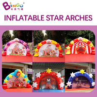 Arche gonflable publicitaire pour entrée, toile de fond de scène, arche gonflable personnalisée pour événements, décoration de scène de cirque