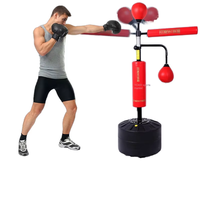 Sac de boxe debout libre et sac de sable balle murale de boxe humaine avec impression de logo personnalisé