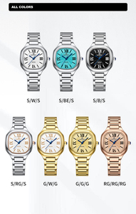 Montres pour femmes NAVIFORCE 5042 <span class=keywords><strong>GWG</strong></span>, marque tendance, <span class=keywords><strong>montre</strong></span> simple pour femmes, acier inoxydable, étanche, quartz, <span class=keywords><strong>montre</strong></span>-bracelet carrée - Product Image 6