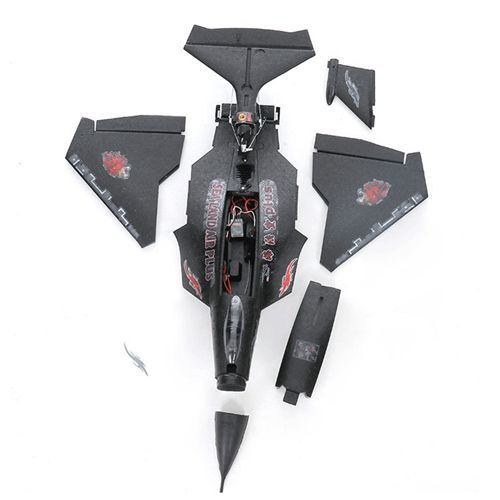 Wingspan EPP Sea-Land-Air 3 in 1 Plus ElectricRC Aircraft Foam Plane Glider Airplane Toy for Children PNP Black