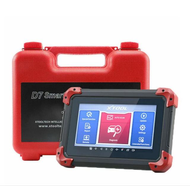 XTOOL D7 All System Auto Car Diagnostic Tools Bidirectional Scanner ECU Coding Automotive Scanner 38+ Services CANFD Functions