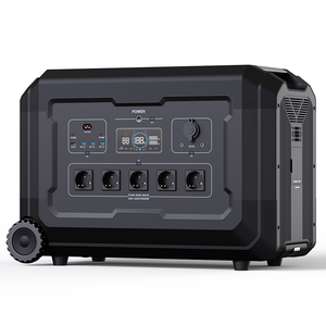 Original <b>Solar</b> <b>Generator</b> 5000w Emergency Power Box Cycles Portable Power Station With Wheels S5 Expandable Capacity Connect up t - Product Image 2