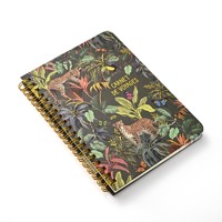 Carnet de voyage A6 à spirale Haha Vibrant Rainforest Art, inspiré de la nature, pour la prise de notes et la planification, idéal comme cadeau