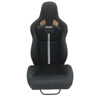 Sièges baquets de course universels en cuir PVC de haute qualité pour simulateur de jeu, réglables, en fibre de verre, personnalisables en carbone