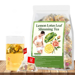 Thé Pyramidal Détoxifiant Naturel Minceur Sans Sucre au Citron, Rose, Aubépine et Feuille de Lotus – Mélange Traditionnel de Plantes en Sachet pour un Ventre Plat – Vente en Gros - Product Image 5