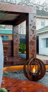 Escultura Zen de Bola de Fuego con Quemador de Etanol - Product Image 2