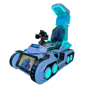 Machine de jeu de tir de réalité virtuelle intérieur/extérieur VR cinéma pistolet guerre Gatling simulateur aluminium acier pour parc d'aventure - Product Image 6