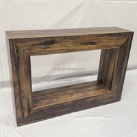 Tables d'appoint rectangulaires modernes avec plateau en bois pour l'entrée et l'hôtel Meuble TV Console pour le salon et la maison
