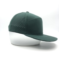 Casquette de baseball personnalisée style Merlin Snapshot Sport Golas Trucker, casquette de golf imperméable à 6 panneaux découpée au laser, casquette à bord plat