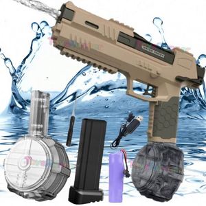 Pistola de Agua Eléctrica Unisex para Adultos, Inyector de Alta Presión, Balas Blandas, Gran Capacidad, para Fiestas y Diversión de Verano - Product Image 3