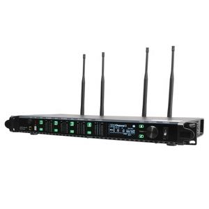 RIY-0321 4チャンネルUHFワイヤレスマイク真の多様性200周波数ポイントワイヤレスマイク - Product Image 5