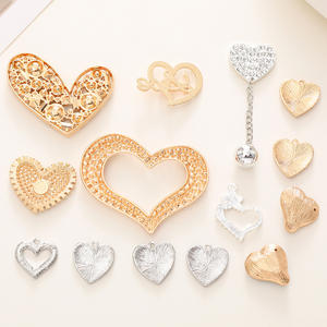 Nœud papillon en forme de cœur <span class=keywords><strong>clouté</strong></span> de diamants rose rouge pêche avec étuis de téléphone en métal et autocollant en diamant - Product Image 2