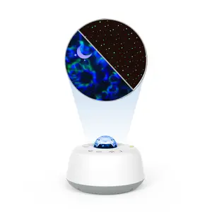 小型wifi投影仪星云，带应用程序控制的月球led照明投影仪
