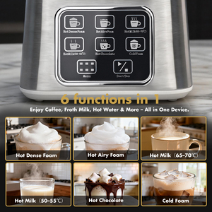 Espumador de <span class=keywords><strong>Leche</strong></span> Eléctrico de Alta Calidad para Preparar Café, Espumador de <span class=keywords><strong>Leche</strong></span> Eléctrico Doméstico, Silencioso y Automático - Product Image 5