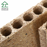 Porte intérieure polyvalente en panneaux de particules creuses, fabrication en bois et bambou, qualité ciment et coque de riz, directement de l'usine