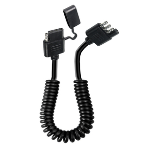 Cableado plano en espiral de PU de 4 vías para remolque, arnés de cableado automotriz de 12V para conexión de luces de remolque - Product Image 4