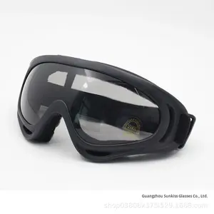 แว่นตา SPOSUNE รุ่น Sports Tactical ป้องกันรังสียูวี 400 กรอบพลาสติกเต็มกรอบ เลนส์ PC กันฝุ่น สำหรับกิจกรรมกลางแจ้ง ทะเลทราย X400 - Product Image 3