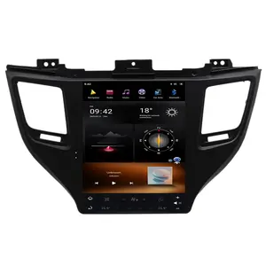Сенсорный вертикальный экран Android 11 Авто Радио Видео плеер GPS навигация мультимедийный плеер DVD Carplay для Hyundai Tuscon 2004 +