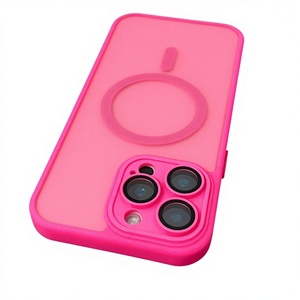 Funda Magnética Esmerilada de Color Puro para Teléfonos 16 y <span class=keywords><strong>11</strong></span> - Diseño Dorado Desierto - Product Image 1