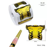 Lot de 300 formes à ongles holographiques en aluminium 157G 200G, formes professionnelles pour extension d'ongles, marque privée OEM