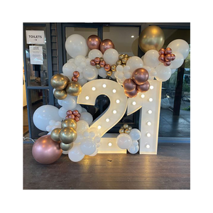 Toptan yüksek Quality3ft/4ft/5ft Marquee numarası 21 Light Up numarası ev dükkanı olay yıldönümü düğün doğum günü - Product Image 1
