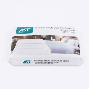 Customized Bedding Sets Disposable Non-Woven <strong>Bed</strong> <strong>Spreads</strong> Sets Twin Queen <strong>King</strong> <strong>Size</strong> Bedroom Polyester DOT Simple Nonwoven 4 PCS - Product Image 3