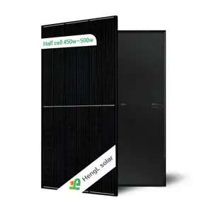 Europe Rotterdam Stock 400W full black solar panels Grand Sunergy Black Color 400W solar modules