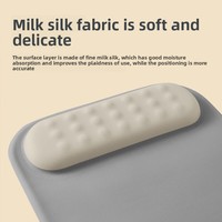 Tapis de souris avec protection du poignet, support ergonomique pour le poignet, sangle antidérapante en mousse à mémoire de forme, support pour le poignet, tapis de souris pour ordinateur