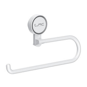 Portarrollos de Papel con Ventosa, Blanco, ABS, Diseño Minimalista, Fácil Instalación, Accesorio para Gabinete de Cocina - Product Image 4