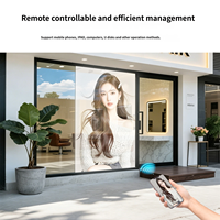 Écran LED vidéo haute performance pour location intérieure/extérieure, flexible et transparent, pour publicité