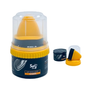 Nourrissant en profondeur 50ml Durable Élimine la saleté Soin du <span class=keywords><strong>cuir</strong></span> Cirage rapide pour chaussures avec éponge - Product Image 4