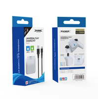 Batterie externe intelligente 1500 mA avec fonction de charge de téléphone 1,5 A pour manette de jeu sans fil PS5