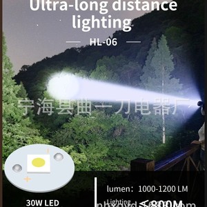 Lampe frontale LED tactique rechargeable avec batterie, lumière rouge haute intensité et affichage de la puissance - Product Image 4