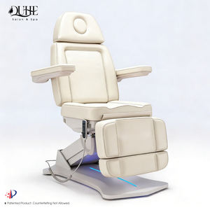 <span class=keywords><strong>Table</strong></span> <span class=keywords><strong>de</strong></span> <span class=keywords><strong>massage</strong></span> et lit <span class=keywords><strong>de</strong></span> beauté électrique multifonction blanc, inclinable avec 4 moteurs, lit courbé pour extensions <span class=keywords><strong>de</strong></span> cils et esthétique - Product Image 6