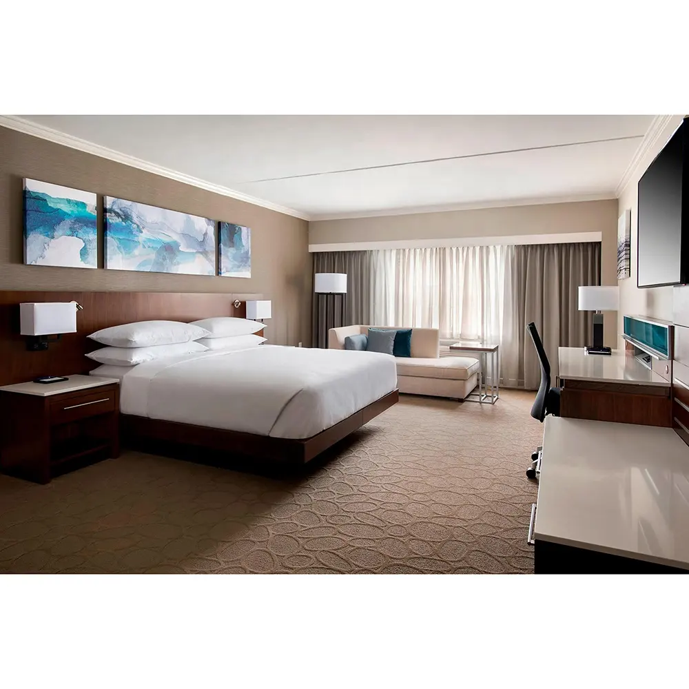 Delta Hotels Marriott Stylish Renovated Hotel Guestroom Furniture King Studio Hotel Bedroom Sets