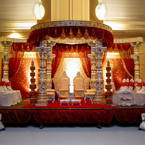 Mandap de Boda Devdas, Mandap Tradicional para Bodas, Mandap de Boda Asiática, Decoración Personalizada para Eventos en Australia - Product Image 1