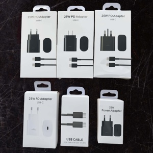 Originale Caricatore <span class=keywords><strong>cellulare</strong></span> Adattatore Da 25 W USB C caricabatterie Suti per Samsung S23 S24 S25 Ultra Chargeur - Product Image 3