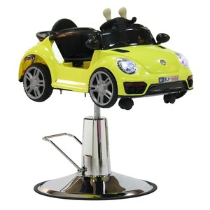 Sillón de Barbería para Niños, Diseño de Auto, Cuero Sintético, Estructura Metálica, para Salón Comercial, Popular en Internet - Product Image 2